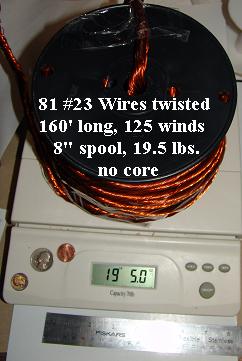 81 Wire Coil for large multistrand setup